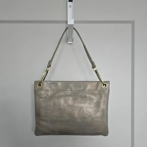 NWT HOBO Every GO Crossbody Bag Granite Gold - Picture 4 of 8